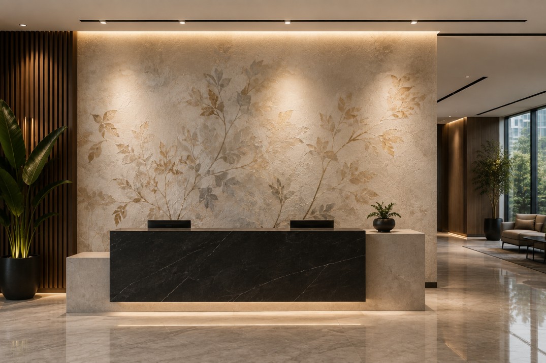 Reception & Culture Wall