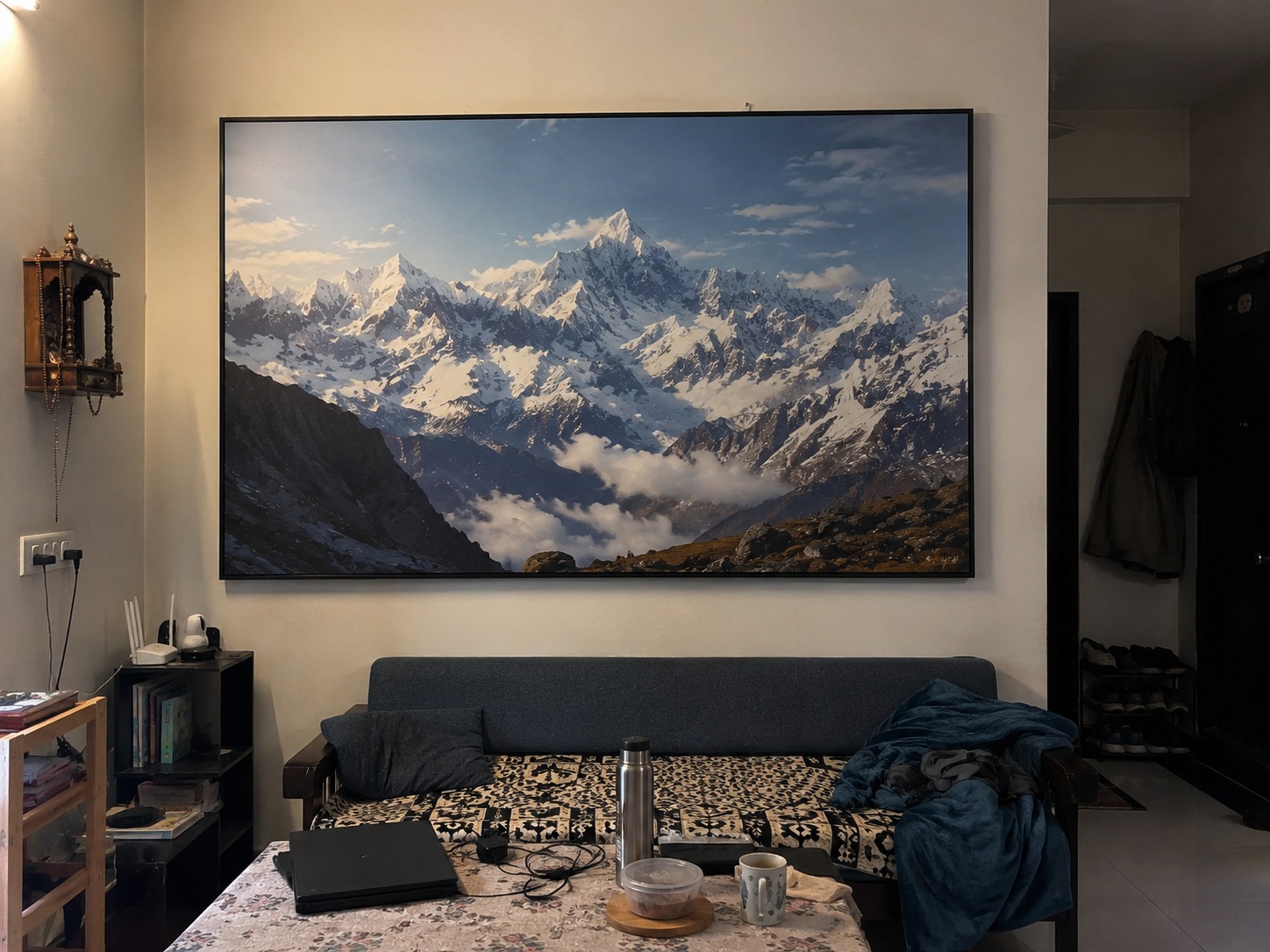 Large-Format Living Room Painting