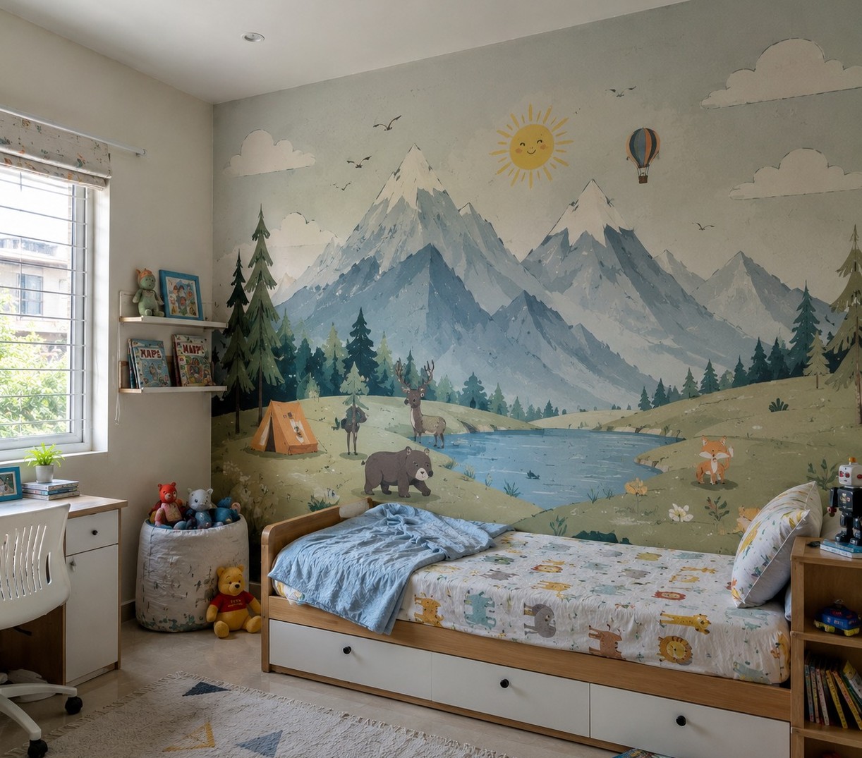Kids' Room, Custom Wallpaper